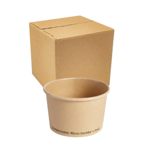Envase de 8 oz Bambú